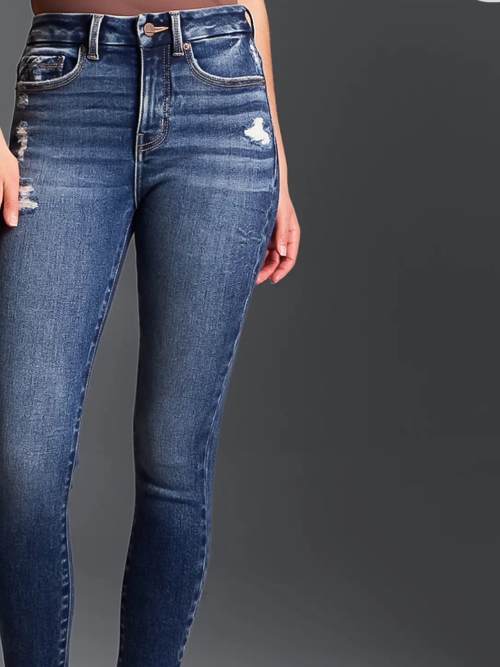 Buckle Black Fit No 35 Ankle Skinny Jean sz 26 x 30
